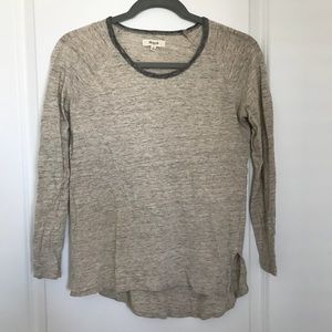 Madewell Oatmeal/Grey Long Sleeved XS